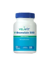 Velavit V-Bromelain 500 Takviye Edici Gıda 30 Tablet