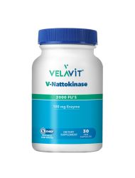 Velavit V-Nattokinase Takviye Edici Gıda 30 Kapsül