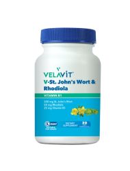 Velavit V-St.Johns Wort Rhodiola Takviye Edici Gıda 30 Kapsül