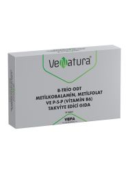 VeNatura B-Trio ODT Metilkobalamin, Metilfolat ve P-5-P Takviye Edici Gıda 30 Tablet