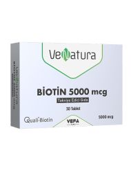 VeNatura Biotin 5000 mcg Takviye Edici Gıda 30 Tablet