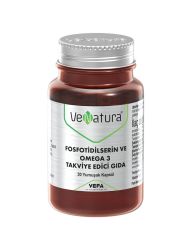 VeNatura Fosfotidilserin ve Omega 3 Takviye Edici Gıda 30 Yumuşak Kapsül