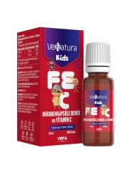 VeNatura Kids Mikroenkapsüle Demir ve Vitamin C Takviye Edici Gıda 20 ml