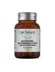 VeNatura Multivitamin, Multimineral ve DHA Takviye Edici Gıda 30 Yumuşak Kapsül