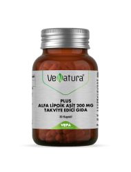 Venatura Plus Alfa Lipoik Asit 200 mg Takviye Edici Gıda 30 Kapsül