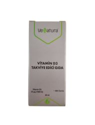 VeNatura Vitamin D3 Takviye Edici Gıda 1000 IU 20 Damla