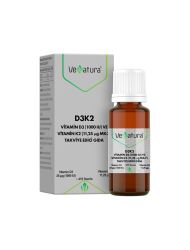 VeNatura Vitamin D3 Ve Menaquinon 7 (11,25 mcg) Takviye Edici Gıda 20 ml