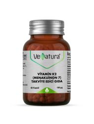 VeNatura Vitamin K2 (Menakuinon 7) Takviye Edici Gıda 60 Kapsül