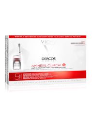 Vichy Dercos Aminexil Clinical 5 21x6ml - Kadınlar için Saç Dökülmesine Karşı Serum