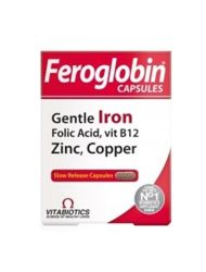 Vitabiotics Feroglobin Iron Takviye Edici Gıda 30 Kapsül