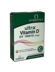 Vitabiotics Ultra Vitamin D D3 1000 IU 96 Tablets