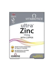 Vitabiotics Ultra Zinc 15 mg Takviye Edici Gıda 60 Tablet