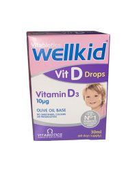 Vitabiotics Wellkid Vit Drops Vitamin D3 Takviye Edici Gıda 30 ml