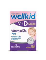 Vitabiotics Wellkid Vit Drops Vitamin D3 Takviye Edici Gıda 30 ml