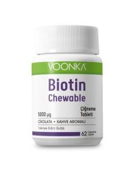 Voonka Biotin Chewable Takviye Edici Gıda 62 Tablet