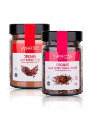 Wefood Organik Ham Kakao Tozu 140 gr + Organik Ham Kakao Parçacıkları 150 gr