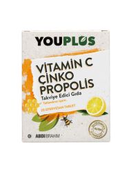 Youplus Vitamin C Çinko Propolis 20 Efervesan Tablet