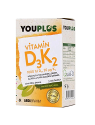 Youplus Vitamin D3K2 İçeren Takviye Edici Gıda 20 ml