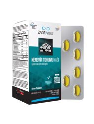 Zade Vital Kenevir Tohumu Yağı 30 Yumuşak Kapsül