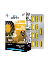 Zade Vital Vitamin D3 30 Yumuşak Kapsül