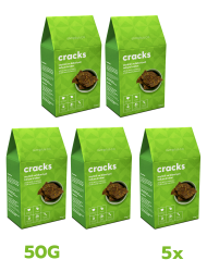 5 Paket Zeytin Biberiyeli Glutensiz Vegan Tohum Kraker Cracks 50gr